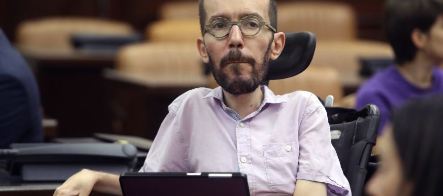 El secretario de Acción de Gobierno de Unidas Podemos, Pablo Echenique. El secretario de Acción de Gobierno de Unidas Podemos, Pablo Echenique.