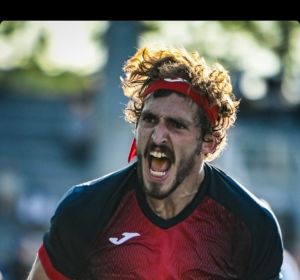 El tenista ilicitano Mario Vilella, en el US Open. El tenista ilicitano Mario Vilella, en el US Open.