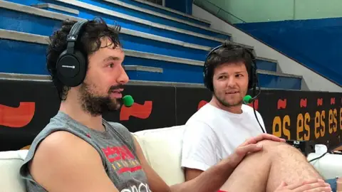 Sergio Llull, en Onda Cero. Sergio Llull, en Onda Cero.