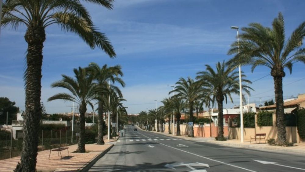 Avenida Sinus ilicitanus, en El Altet.