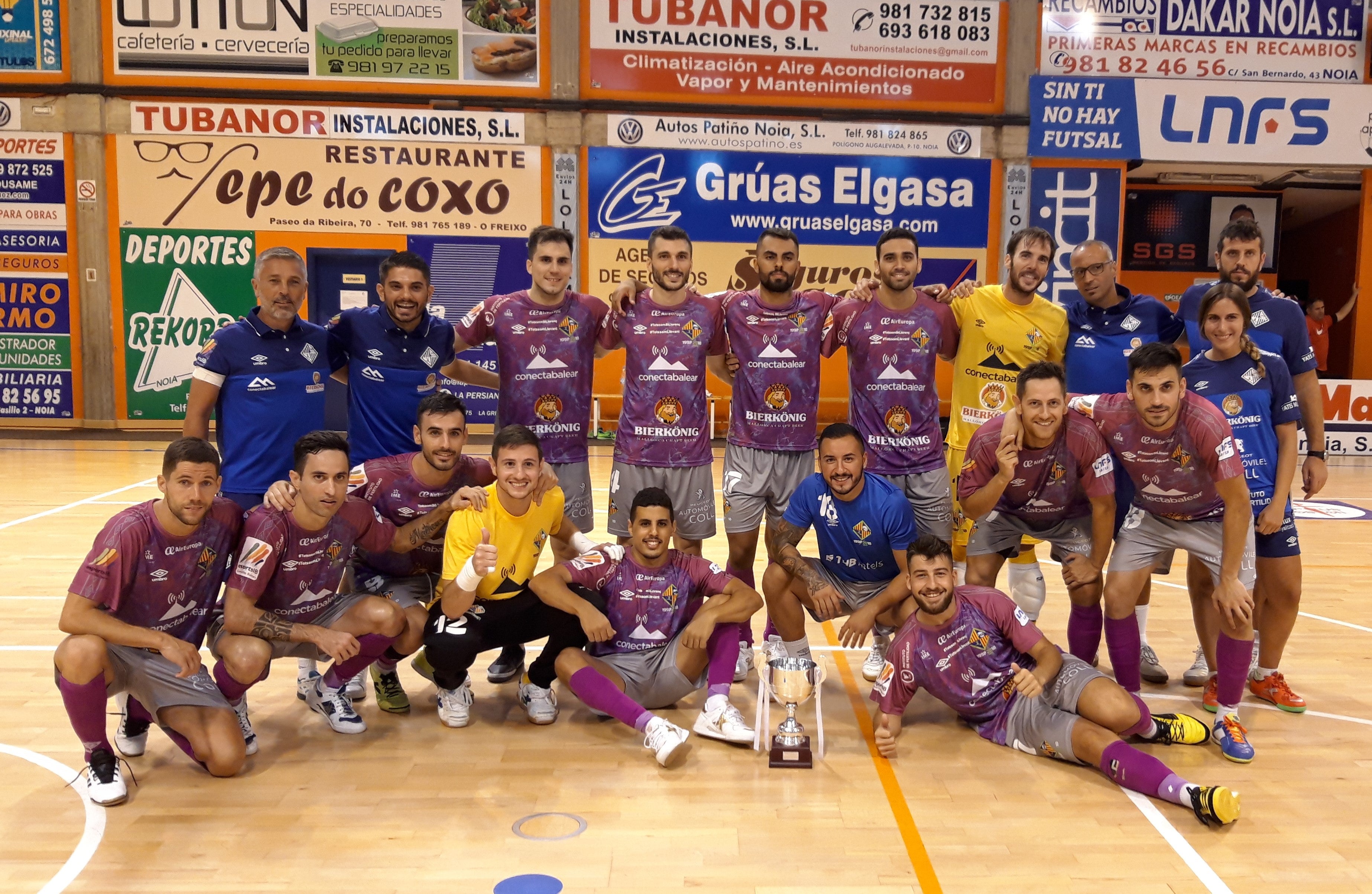 El Palma Futsal inicia su gira por Galicia con una victoria ante un combativo Noia El Palma Futsal inicia su gira por Galicia con una victoria ante un combativo Noia