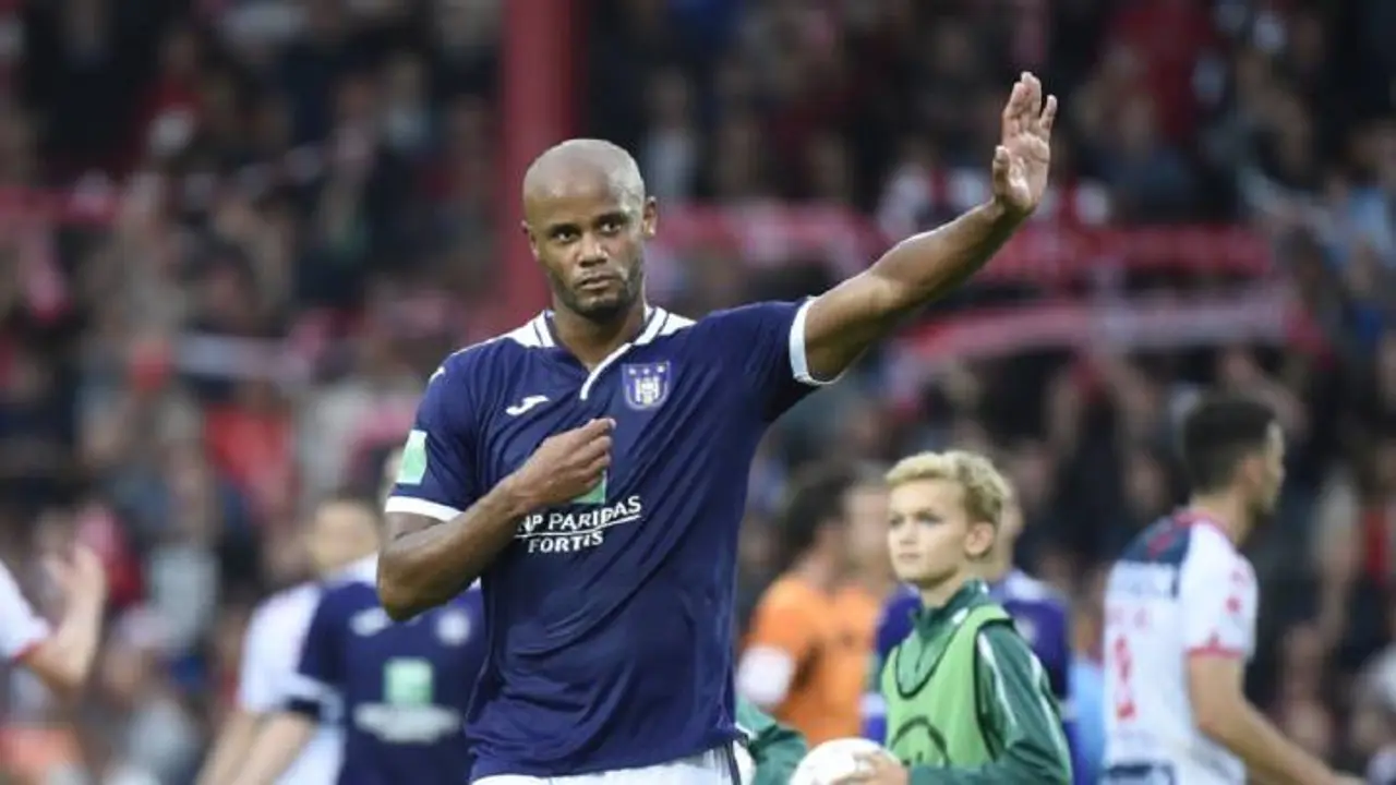 El jugador del Anderlecht, Vicent Kompany.