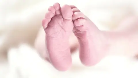 Pies de un bebé Pies de un bebé