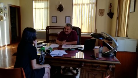 Lara Vivero con Ram&oacute;n Mejuto