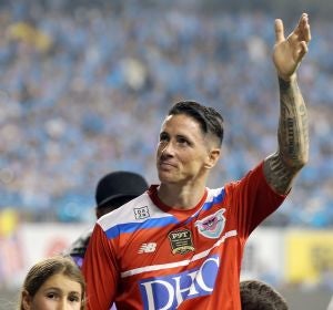 Fernando Torres en su despedida Fernando Torres en su despedida