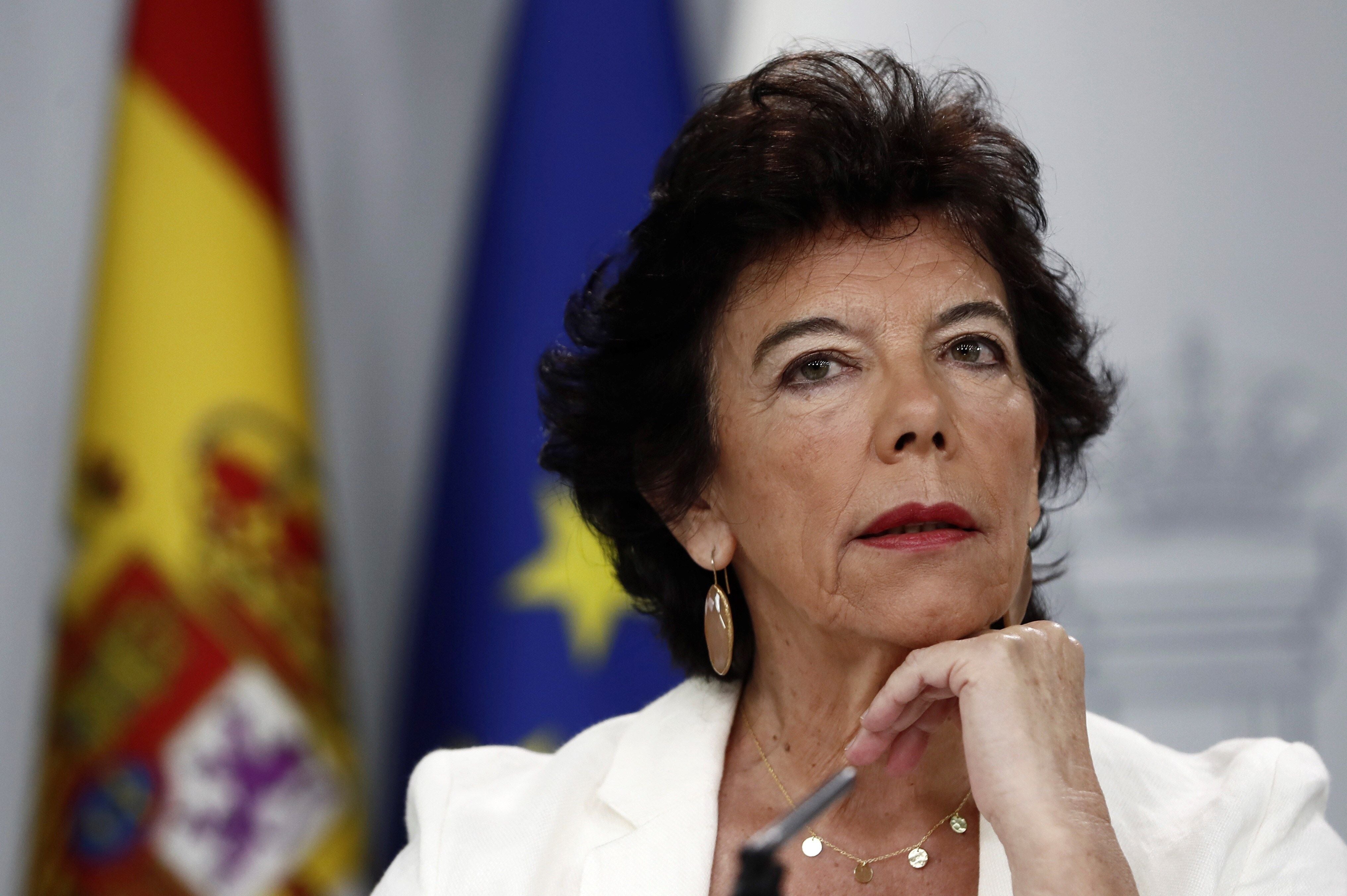 Celaá constata diferencias con Podemos pero ve "un espacio por recorrer" Celaá constata diferencias con Podemos pero ve "un espacio por recorrer"