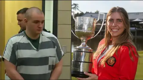 Celia Barquín y su asesino confeso Celia Barquín y su asesino confeso