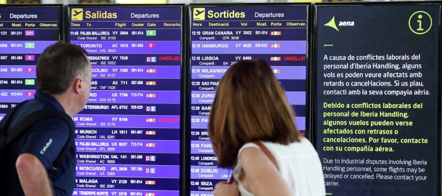 Normalidad en el Aeropuerto de El Prat Normalidad en el Aeropuerto de El Prat