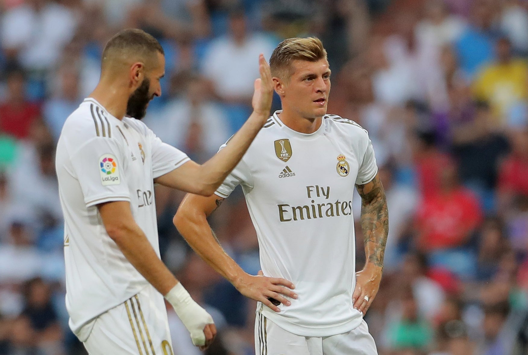 Kroos matiza sus palabras: "Veo lógico renunciar a parte del sueldo" Kroos matiza sus palabras: "Veo lógico renunciar a parte del sueldo"