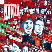El cartel de Ferrari celebrando el 90 aniversario de Monza El cartel de Ferrari celebrando el 90 aniversario de Monza