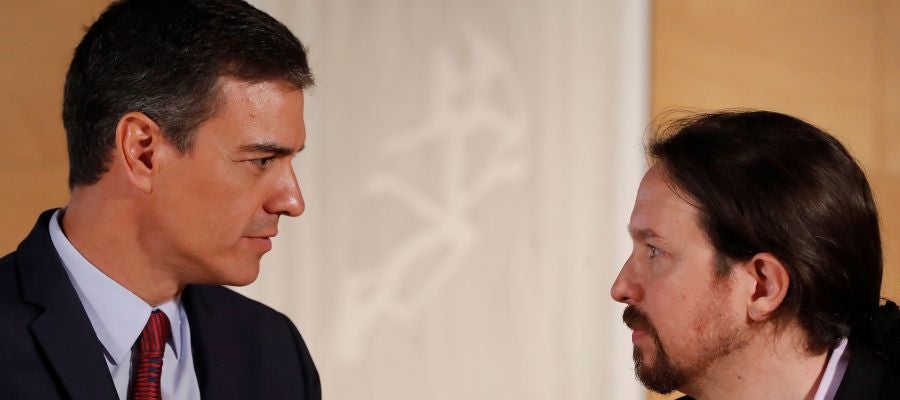 Pedro Sánchez y Pablo Iglesias Pedro Sánchez y Pablo Iglesias