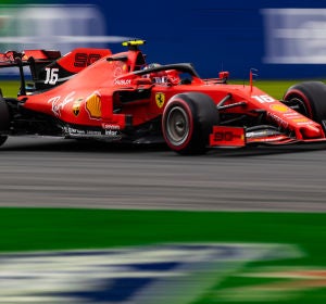 Charles Leclerc en la sesión de entrenamientos libres Charles Leclerc en la sesión de entrenamientos libres