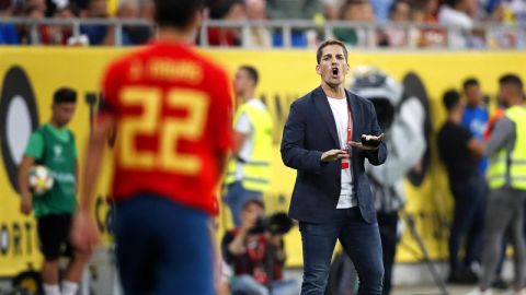 El seleccionador espa&ntilde;ol, Robert Moreno. 