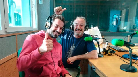 Karlos Argui&ntilde;ano y su hijo Joseba Argui&ntilde;ano