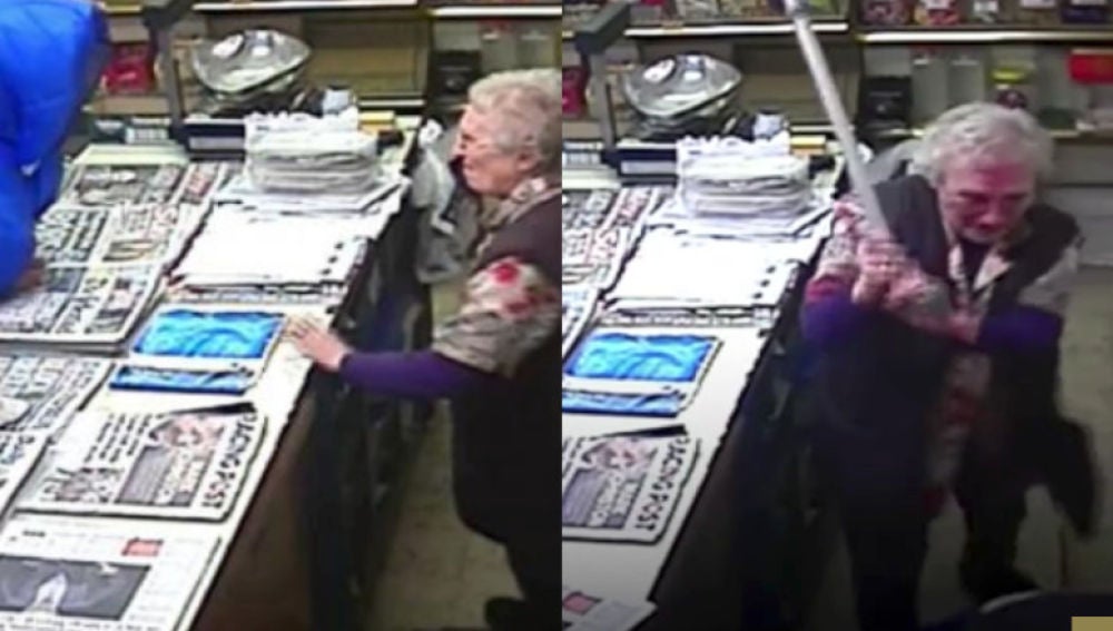 Una mujer británica de 82 años planta cara a un atracador con su bastón