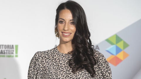 Almudena Cid en la presentaci&oacute;n de 'El secreto de Puente Viejo' en el FesTVal de Vitoria