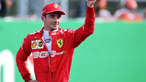 Charles Leclerc en el GP de Monza 2019 Charles Leclerc en el GP de Monza 2019