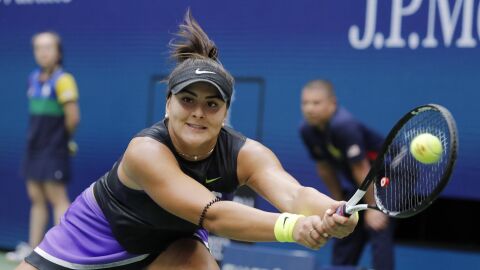  Bianca Andreescu, en el partido contra Serena Williams 
