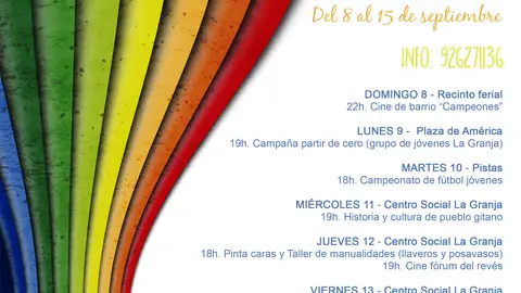 Esta noche comienza la Semana Cultural del barrio de La Granja Esta noche comienza la Semana Cultural del barrio de La Granja