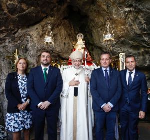 Delia Losa, Adrián Barbón, Jesús Sanz Montes, Marcelino Marcos Lindez y José Manuel González Delia Losa, Adrián Barbón, Jesús Sanz Montes, Marcelino Marcos Lindez y José Manuel González