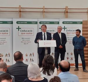 Ximo Puig Vicent Marzà Joan Ribó inicio curso Ximo Puig Vicent Marzà Joan Ribó inicio curso