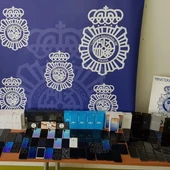 Parte de los efectos recuperados en la operación policial. Parte de los efectos recuperados en la operación policial.