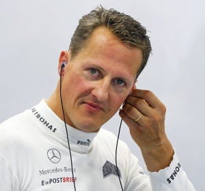 El expiloto alemán Michael Schumacher El expiloto alemán Michael Schumacher