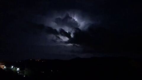 Alerta por una DANA en Catalu&ntilde;a: caen m&aacute;s de 36.000 rayos durante la noche