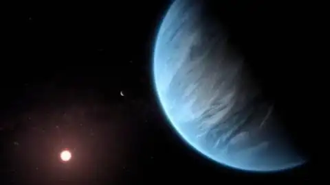 Encuentran por primera vez agua en un planeta potencialmente habitable Encuentran por primera vez agua en un planeta potencialmente habitable