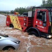 Actuación Bomberos Castellón.