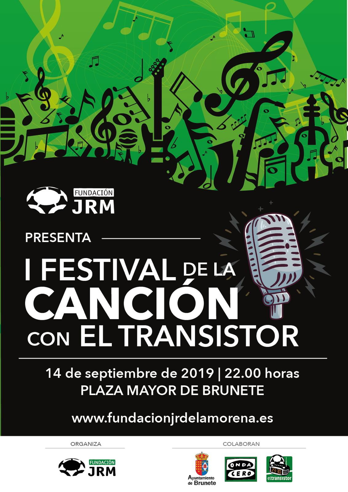 El sábado 14 de septiembre se celebrará el I Festival de la canción con El Transistor en Brunete El sábado 14 de septiembre se celebrará el I Festival de la canción con El Transistor en Brunete