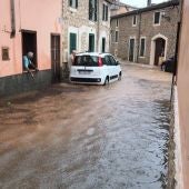 La 'gota fría' en Baleares provoca inundaciones en Caimari.