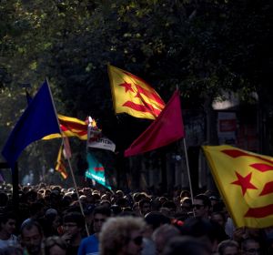 Banderas independentistas en la Diada Banderas independentistas en la Diada
