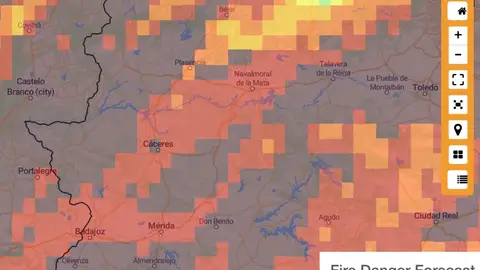 Riesgo Incendios Forestales 11 de Septiembre
