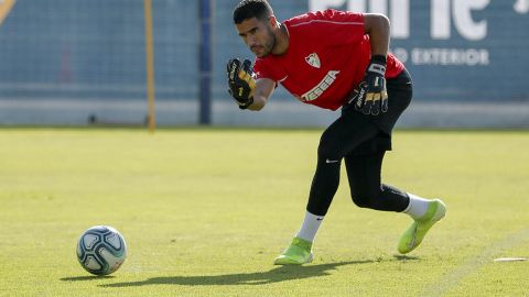 Munir, portero del M&aacute;laga CF