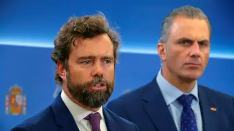 Javier Ortega Smith e Iván Espinosa de los Monteros Javier Ortega Smith e Iván Espinosa de los Monteros