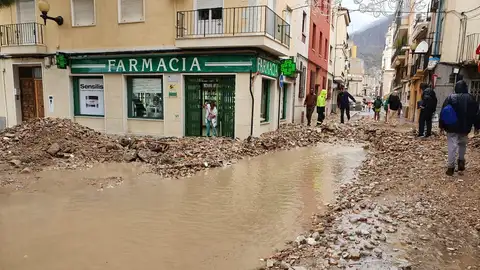 Orihuela, afectada por el paso de la gota fría. Orihuela, afectada por el paso de la gota fría.
