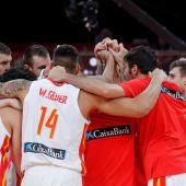 España celebra el pase a la final del Mundial tras la victoria ante Australia 