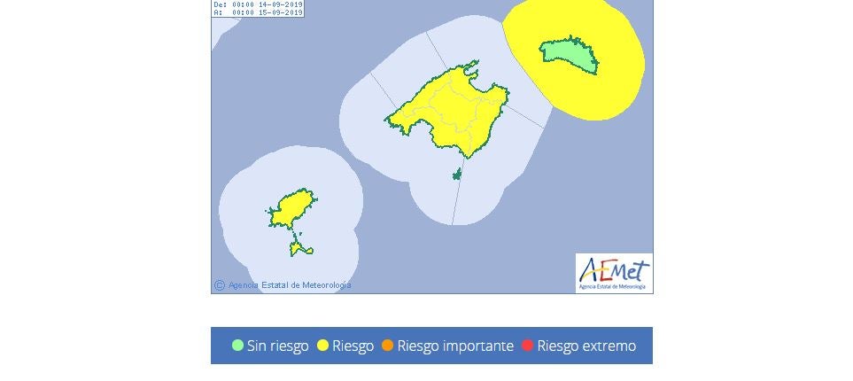 El Govern pide "prudencia" ante el temporal en Baleares, especialmente en las carreteras El Govern pide "prudencia" ante el temporal en Baleares, especialmente en las carreteras