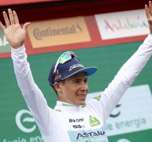 El ciclista colombiano 'Supermán' López El ciclista colombiano 'Supermán' López