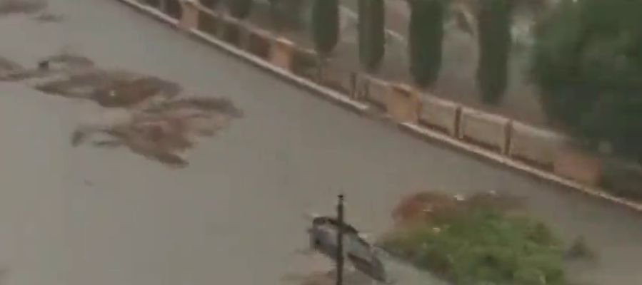 El río Segura se desborda en algunos puntos de Orihuela tras las intensas lluvias El río Segura se desborda en algunos puntos de Orihuela tras las intensas lluvias