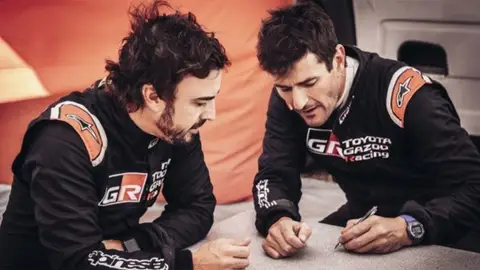 Marc Coma y Fernando Alonso Marc Coma y Fernando Alonso