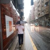 La lluvia ha descargado con fuerza en Elche, Crevillent y Santa Pola en las últimas horas.