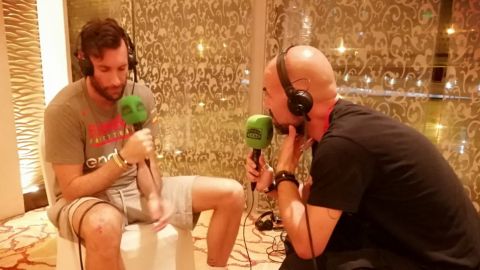 Rudy Fern&aacute;ndez, con David Camps. 