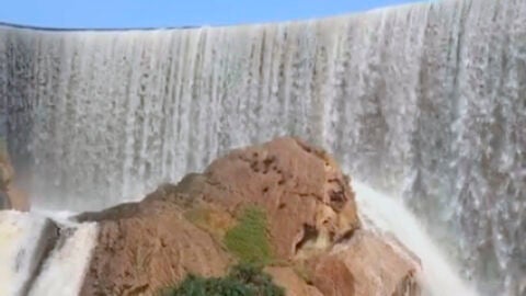 Pantano de Elche tras las intensas lluvias dejadas por la DANA este mes de septiembre.
