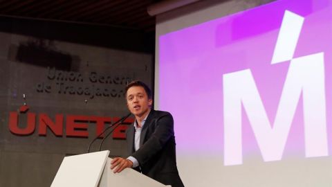 El portavoz de M&aacute;s Madrid en el Parlamento regional, &Iacute;&ntilde;igo Errej&oacute;n