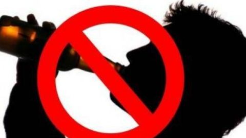 prohibido alcohol 