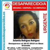 Mujer de 30 años desaparecida en Baza 