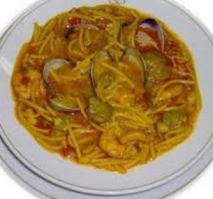 fideos con almejas fideos con almejas