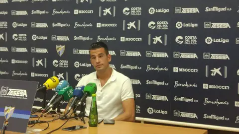 Luis Hernández, jugador del Málaga CF Luis Hernández, jugador del Málaga CF